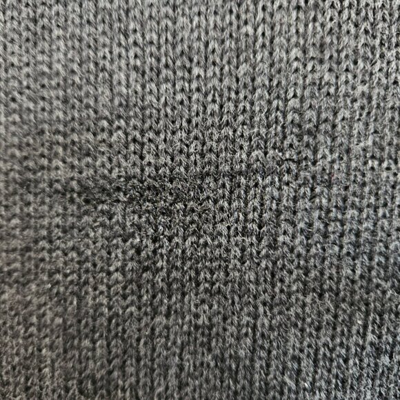 Habitat Women's Gray Color Pop Cotton Turtleneck Sweater - Size XS - with Pocket - Picture 8 of 13